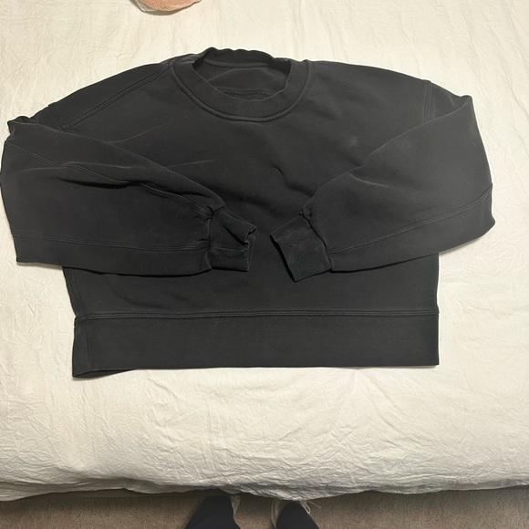 lululemon athletica Sweaters - lululemon perfectly oversized cropped crew